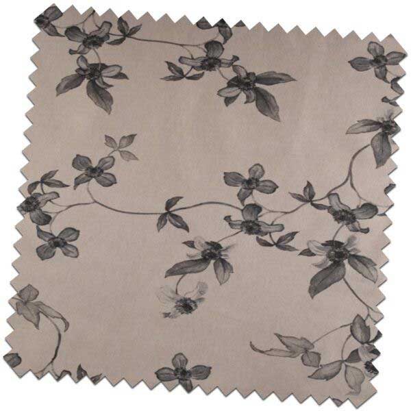 Bill-Beaumont-Hydrangea-Trail-Charcoal-Fabric-for-made-to-measure-roman-blinds-600x600