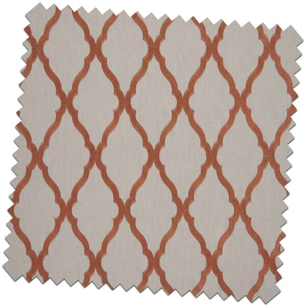 Bill-Beaumont-Spirit-Karma-Orange-Fabric-for-made-to-measure-Roman-Blinds-600x600