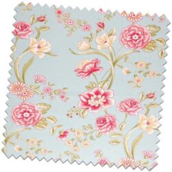 Bill-Beaumont-Timeless-Vintage-Flower-Duck-Egg-Fabric-for-made-to-measure-Roman-Blinds-600x600