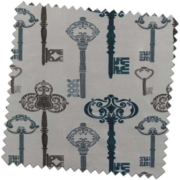 Bill-Beaumont-Whimsical-Keys-Aqua-Fabric-for-made-to-measure-Roman-Blinds-1-600x600