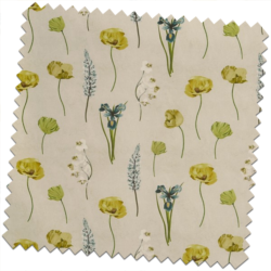 Prestigious-Grand-Botanical-Flower-Press-Lemon-Grass-Fabric-for-made-to-measure-Roman-Blinds