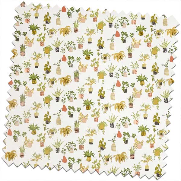 Prestigious-Pick-N-Mix-Pot-Plants-Coral-Fabric-for-made-to-measure-Roman-blinds