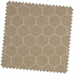 Bill-Beaumont-Sherwood-Beehive-Biscuit-Fabric-for-made-to-Measure-Roman-Blind