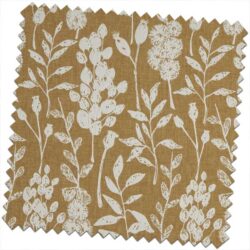 Bill-Beaumont-Sherwood-Flora-Mustard-Fabric-for-made-to-Measure-Roman-Blind