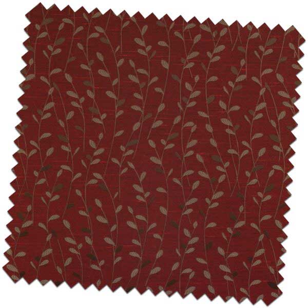 Bill Beaumont Artisan Flair Red Fabric for made to measure roman blinds