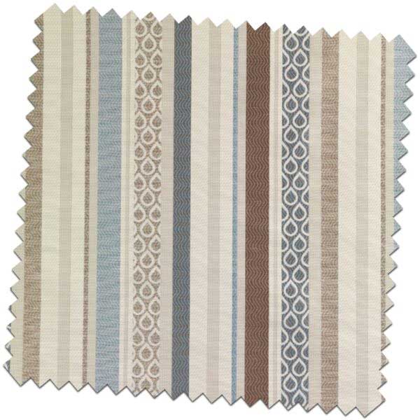 Bill Beaumont Artisan Freya Aqua Fabric for made to measure roman blinds