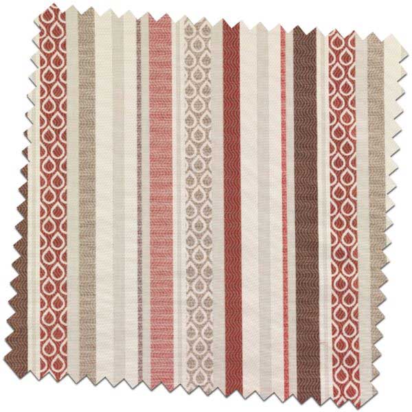 Bill Beaumont Artisan Freya Red Fabric for made to measure roman blinds