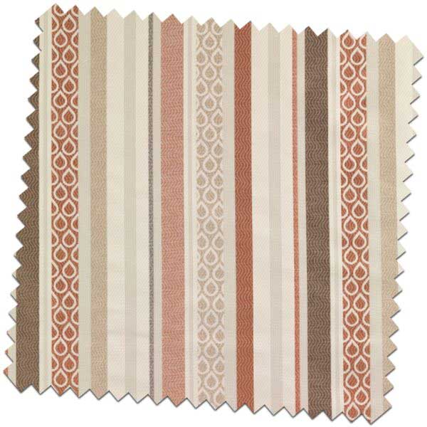 Bill Beaumont Artisan Freya Terracota Fabric for made to measure roman blinds