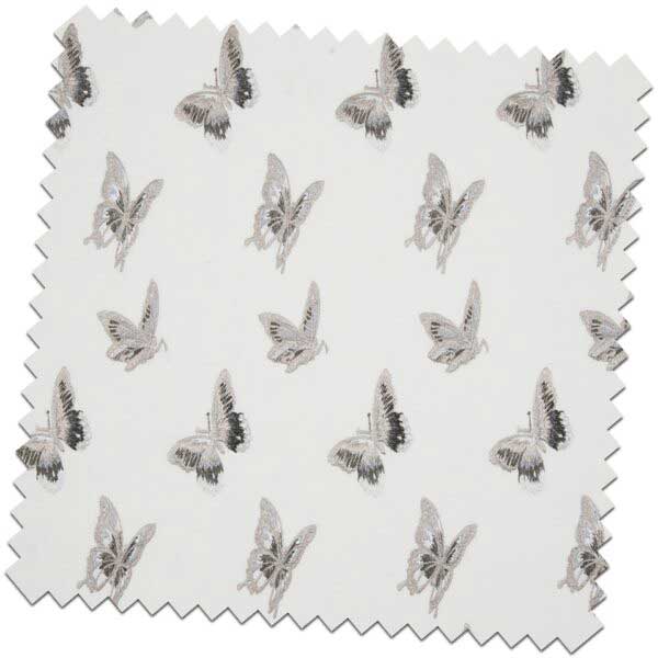 Bill Beaumont Bohemia Flutter Smoke Fabric for made to measure Roman Blinds