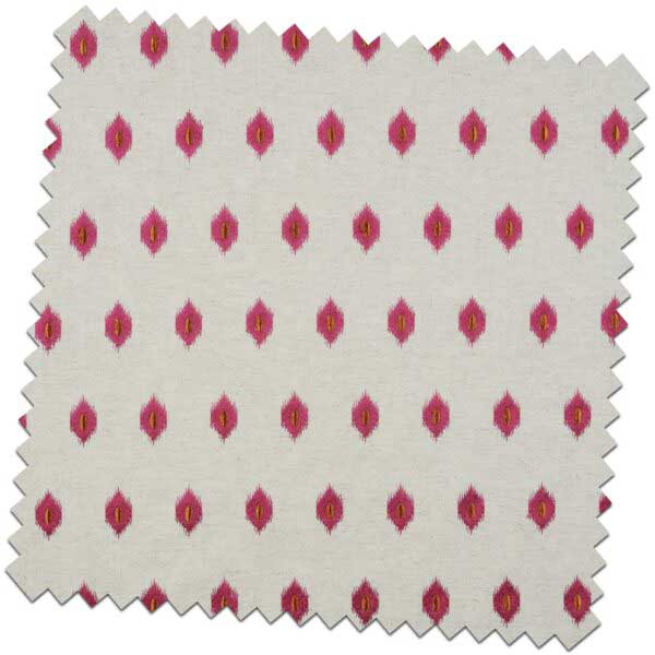 Bill Beaumont Carnival Hoopla Magenta Fabric for made to Measure Roman Blind