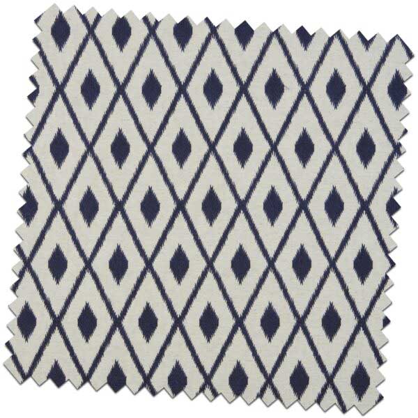 Bill Beaumont Carnival Thrill Navy Fabric for made to Measure Roman Blind