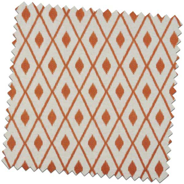 Bill Beaumont Carnival Thrill Orange Fabric for made to Measure Roman Blind