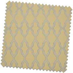 Bill Beaumont Euphoria Frenzy Lemon Fabric for made to measure Roman blinds