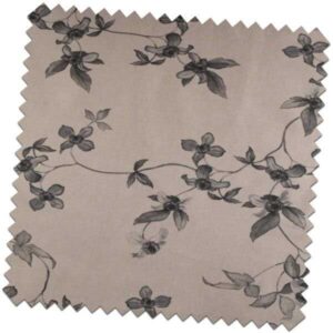 Hydrangea Trail Charcoal Made to Measure Curtains