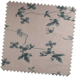 Hydrangea Trail Teal Made to Measure Curtains